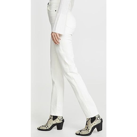 SLVRLAKE Beatnik Slim Fit High Rise Jeans White Wash Women's Size 27 - Picture 4 of 16